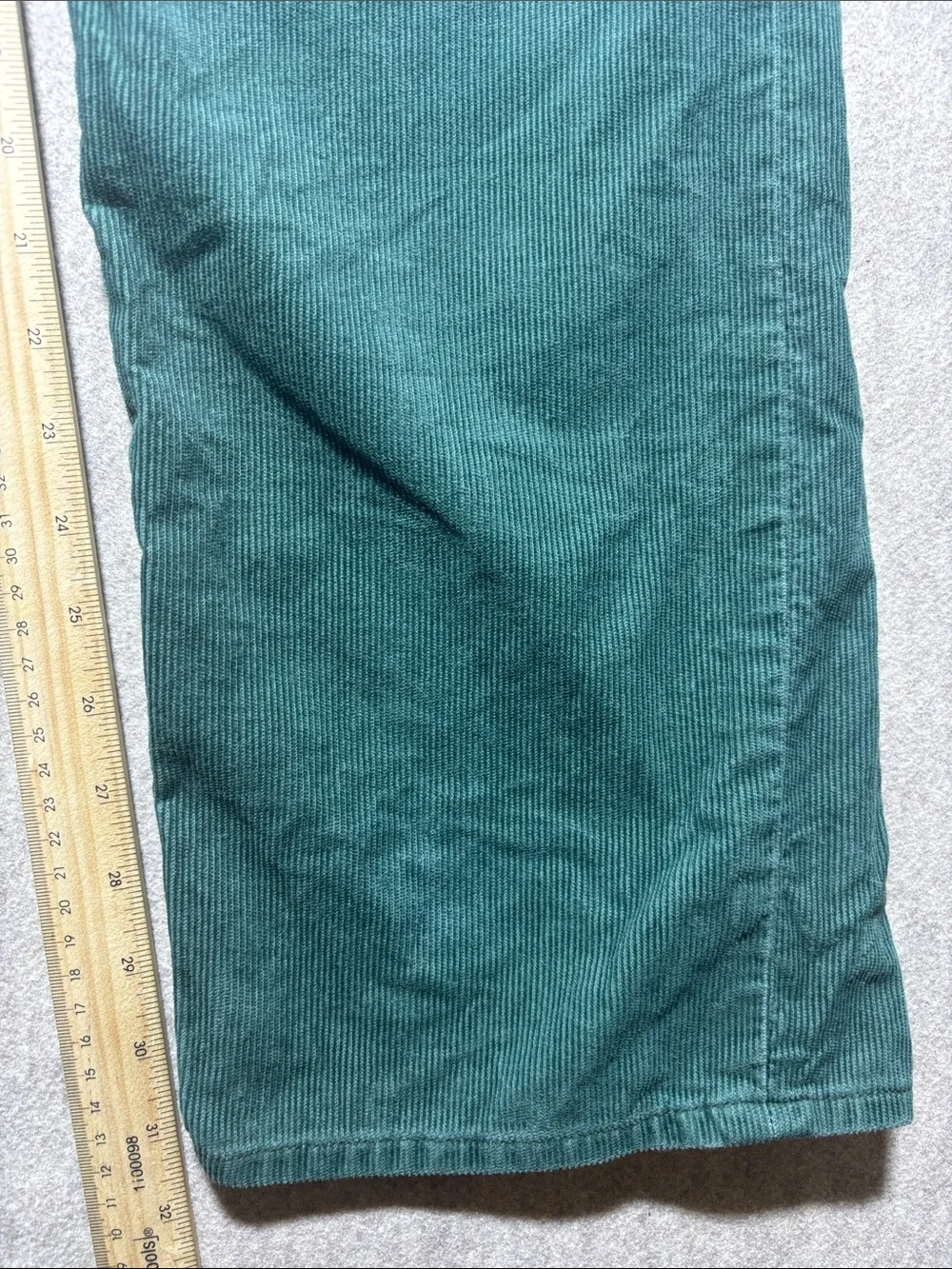 VTG Polo Ralph Lauren Pants Mens 32x32 Green Preston Corduroy Preppy (6)